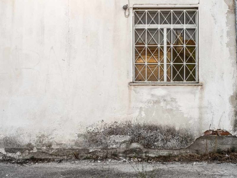 old house window alonia greece