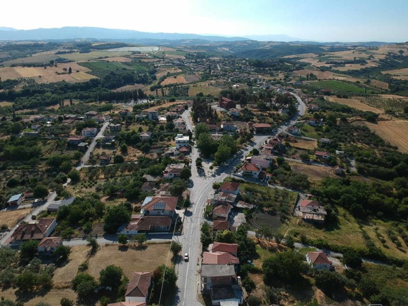 Alonia from above greece katerini