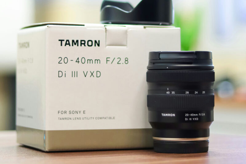Tamron 20‑40mm f/2.8 Di III VXD lens Tamron 20‑40mm f/2.8 lens for Sony E‑mount